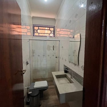 Banheiro do Rancho do Neneco - Rancho para alugar em Miguelópolis SP