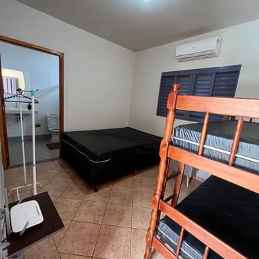 Quartos do Rancho do Neneco - Rancho para alugar em Miguelópolis SP