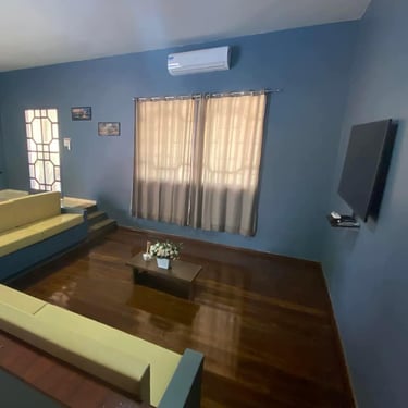 Sala Social do Rancho do Neneco - Rancho para alugar em Miguelópolis SP