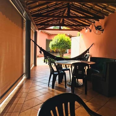 Área Gourmet do Rancho do Neneco - Rancho para alugar em Miguelópolis SP