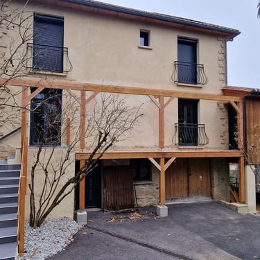 Travaux de rénovation de la maison avant la création des Brocs de Phanie