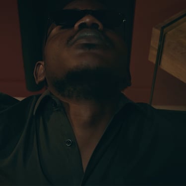 Emotional reflection moment in the short film Grief directed by Daniel da Trindade.