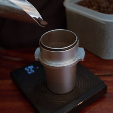 Close-up of roasted coffee beans featured in the poetry short film Nothing.