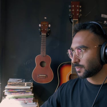 Saad Ahmad appearing in the poetry short film Nothing by Daniel da Trindade.