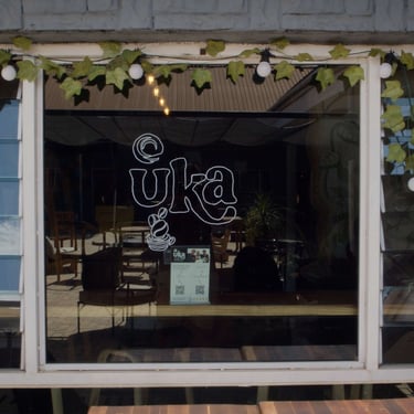 Exterior of Uka Coffee Shop featured in the poetry short film Nothing.
