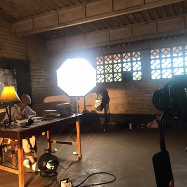 Behind the scenes filmmaking process of The Entomologist