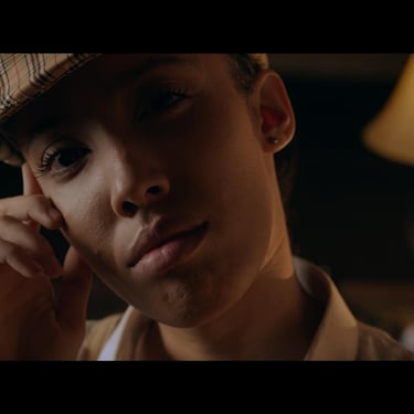 Portrait of character in warm cinematic lighting from The Entomologist