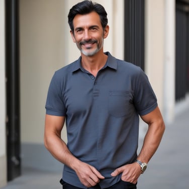 woman wearing black crew-neck shirt