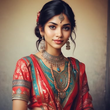 Smiling woman holding a basket of fresh organic vegetables in a sunlit kitchen