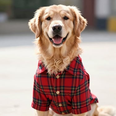 Camisa artesana para perro Golden 