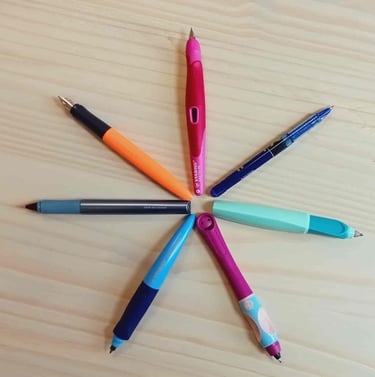 Infos pratiques exemples de stylos à essayer au cabinet