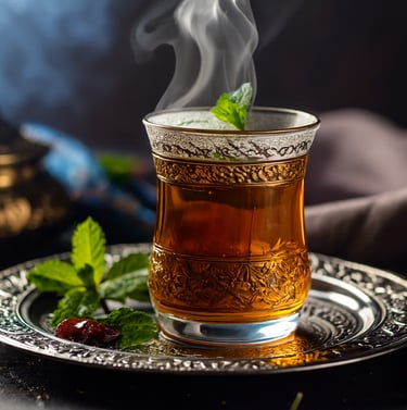 Moroccan mint tea