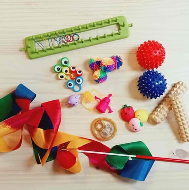 Infos pratiques matériel motricité utilisé au cabinet