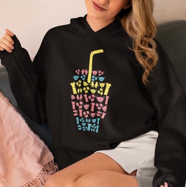 Coffee Scrub Rubber Gloves Hoodie