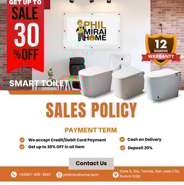 PhilMirai Home Sales Policy