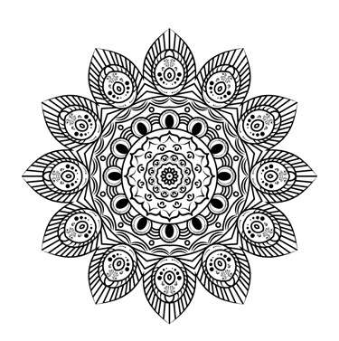 Mandala Colouring Page