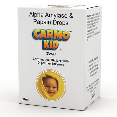 CarmoKid Drops, Digestive enzyme drops for babies by Strio Healthcare