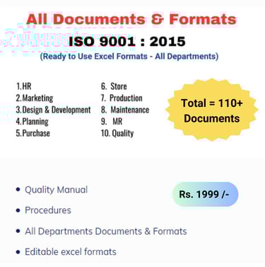 ISo9001 2015 Documentation
