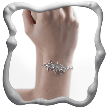 photo du bracelet porté dans le cadre