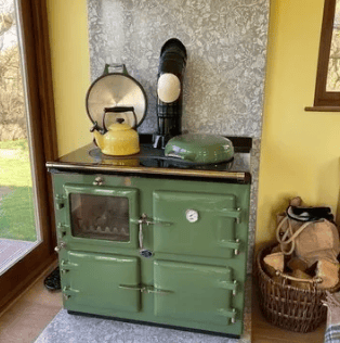 cuisinière a bois avec four