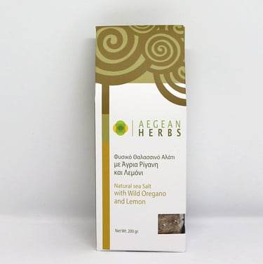 Aegean Herbs - Αλάτι με άγρια ρίγανη και λεμόνι