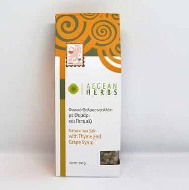 Aegean Herbs - Αλάτι με Θυμάρι και Πετιμέζι