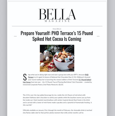 a magazine article about how to prepare a hot dog