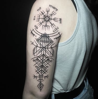 Tatouage d'un Sigil viking
