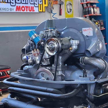 VW Beetle олдтајмер мотор со нови резервни делови хромирани chrome style  – Tuning Garage Up Скопје