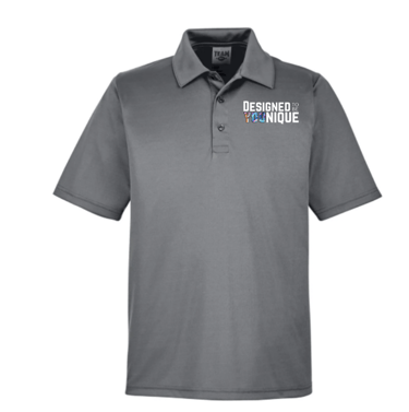 men's polo shirt with logo on chest