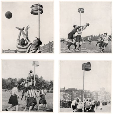 1938 Deli-Atjeh Defilé Der Sporten By Han Hollander, Korfball Cards (Netherlands)