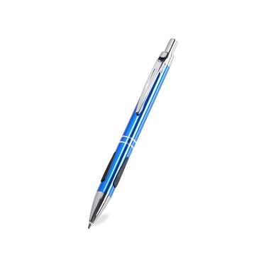 a pen with a blue pen and a pen