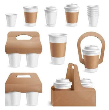 Boxmate paper glass jackets