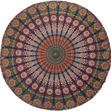 Popular Handicrafts Popular Round tapestry Indian Mandala Roundie Beach Throw Tapestry Hippy Boho Gy