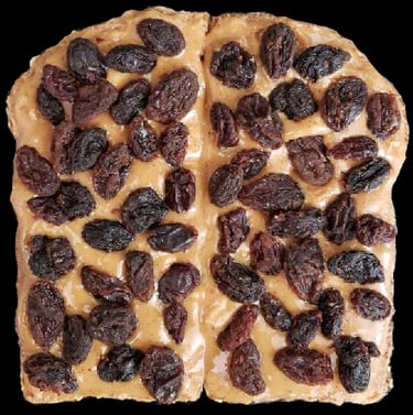 Peanut Butter Raisin Toast