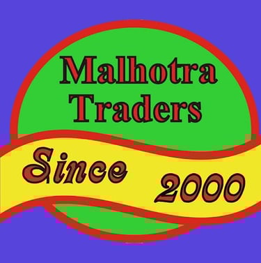A logo of the malhotra traders whose started the journey since 2000
