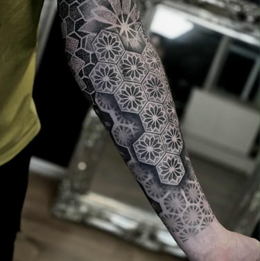 Detailed Geometric tattoo