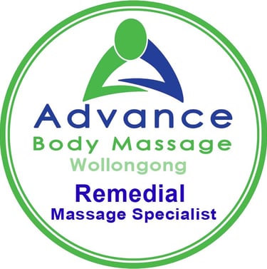 Remedial Massage Wollongong image logo advance body massage brand