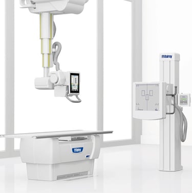 a medical X-Ray DR device with a monitor