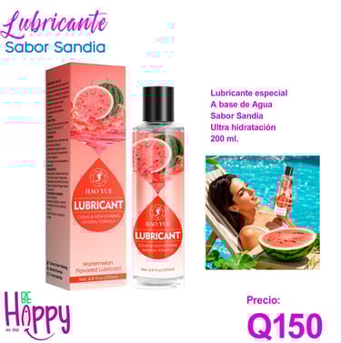 lubricante saborizado