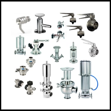 Wilco SS 316 Food Grade Valves - Hygienic Valves for Food Processing - Distributed by MA Jinnah Trading LLC Middle East