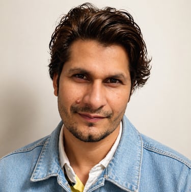 Portrait of Anoop Singh, director of marketing and communication at LearningStance.