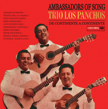 Portada del disco De Continente a Continente de Los Panchos