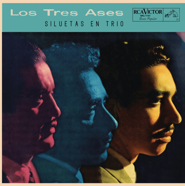 Portada del disco Siluetas en Trio de Los Tres Ases