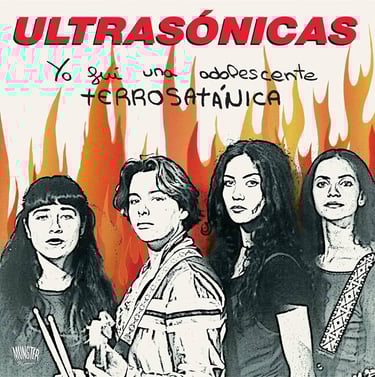 Portada del disco Yo Fui Una Adolescente Terrosatánica.