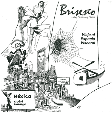 Portada del disco Viaje al Espacio Visceral.