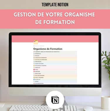 kit notion gestion de la formation qualiopi easyadmin gérer son organisme