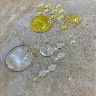 Superficie cerámica protegida por la nanotecnología de PRS Performance de Tecnan.