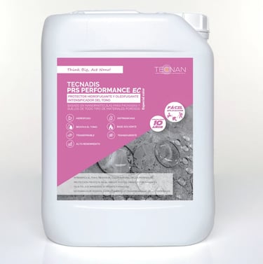 Bidón de Tecnadis PRS Performance Especial Color, protección nanotecnológica de superficies con realce de color.