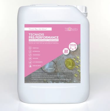 Bidón de Tecnadis PRS Performance, nanotecnologia Tecnan para la protección de diversos tipos de superficies.